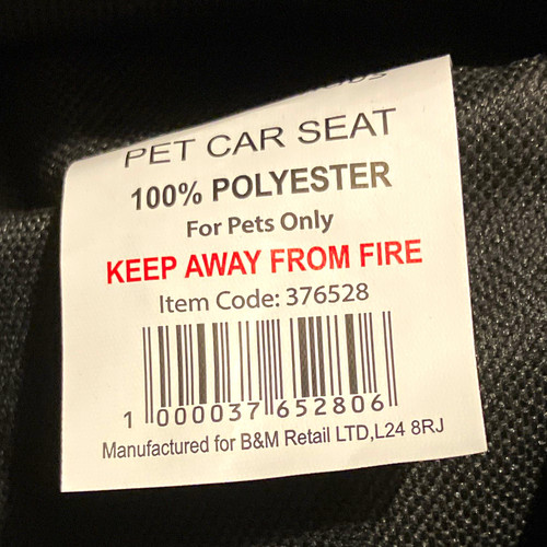 35x35 black dog car seat - 35x35,