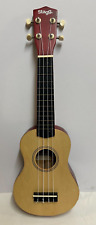 Stagg handmade wooden 21" Soprano Ukulele browns GWO *slight wear GC