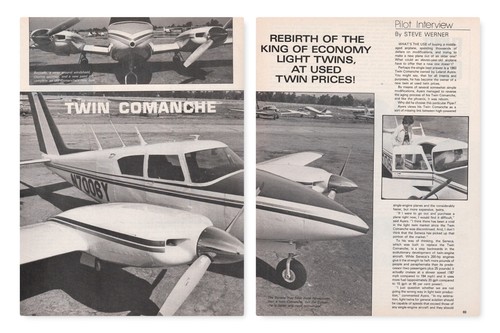 Piper twin comanche - twin,