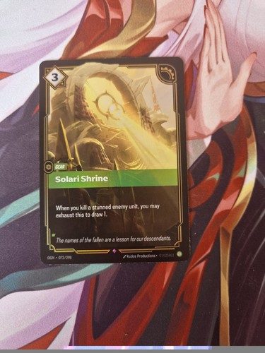 Solari shrine 072 foil rare - 072,
