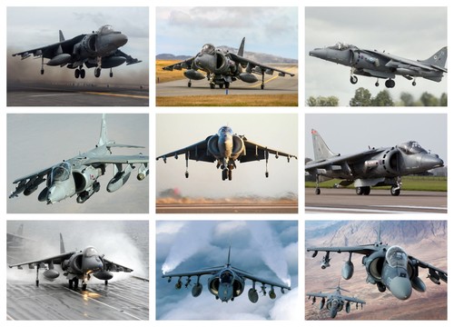 Harrier jump jet poster print - jet,