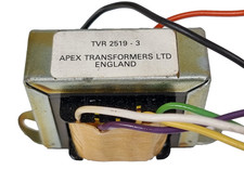 Vintage Apex Transformers TVR 2519-3 Mains Transformer Multi Tap UK Made Radio