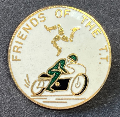 Motorcycle pin badge isle - badge, of