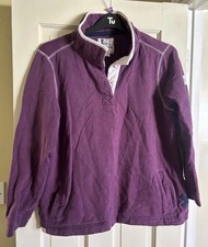Lazy Jacks Women's Purple Sweatshirt Size 14 Good Condition