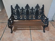 Cast Iron Bench - Decorative, Doll, Decor HEAVY, Display, Plant Room, Nice