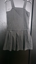 Girls Dark Grey School Pinafore. Age 12years See Details