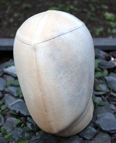 Vintage canvas milliners hat - milliners,