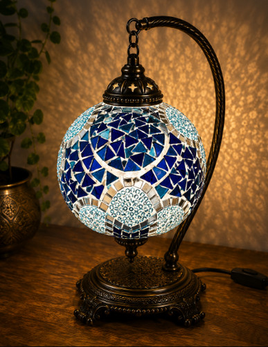 Turkish moroccan mosaic lamp - moroccan,