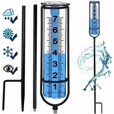 Rain Gauge Outdoor with Stake