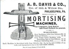 A.B. Davis Mortising Machine