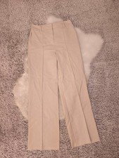 Beige Tailored Dress Trousers