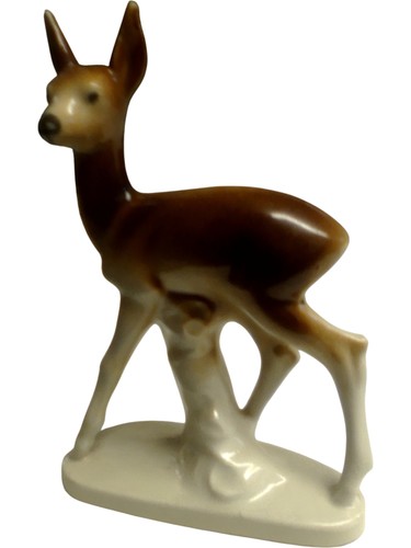 Vintage ceramic deer - deer, figurine