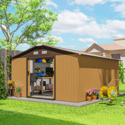 13x11ft garden shed outdoor - 13x11ft,