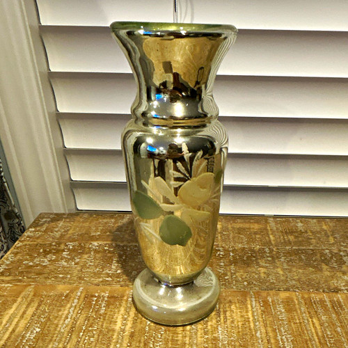 Vintage bohemian mercury glass - mercury,