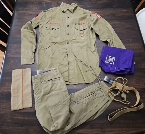 Vtg 1940s boy scout uniform - 1940s,