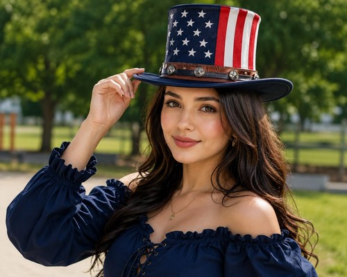 Uncle sam patriotic leather - patriotic,