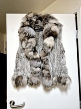 Real Arctic Fox Grey Gillette