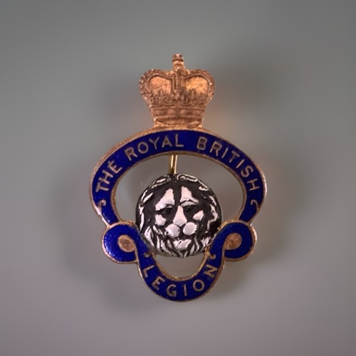 Vintage british legion enamel - british,
