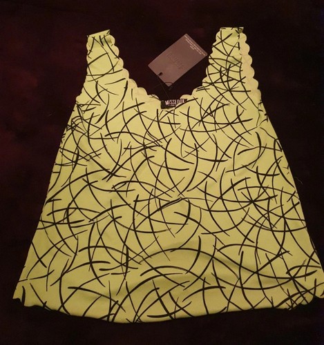Misslook neon vest top - misslook, size