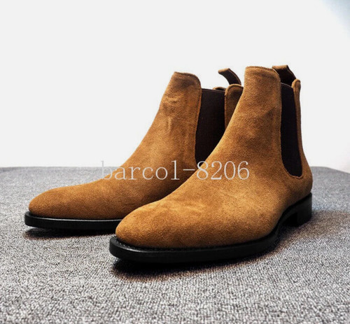 Mens suede chelsea boots - mens,