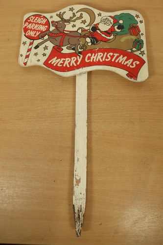 Vintage wooden merry - wooden, christmas