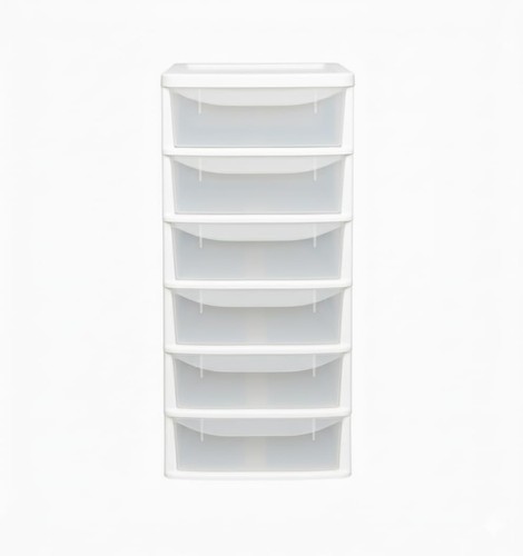 Plastic storage drawers - drawers, unit
