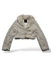 Vintage Cropped Faux Fur
