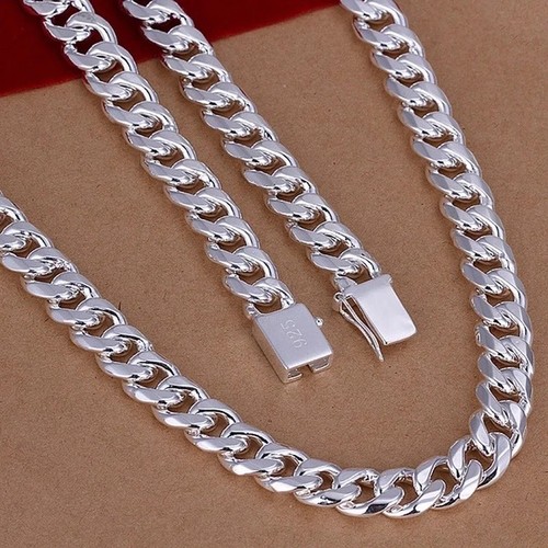 Solid sterling silver curb - sterling,