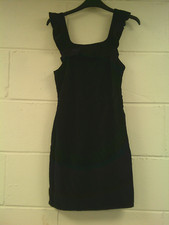 TOPSHOP BLACK  VELVET MINI