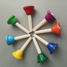 8Pcs 8 Note Hand Bells for