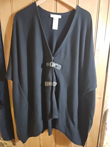 Michael kors black cape - michael, jacket