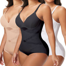 Women Firm Tummy Control Full Body Shaper Bodysuits Slimming Shapewear Trainer