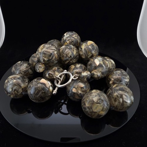 Turritella agate beaded - turritella,