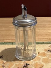 Vintage Sugar Pourer Glass Jar