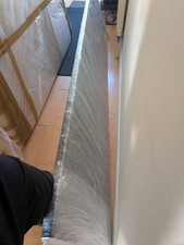Laminate kitchen worktop black