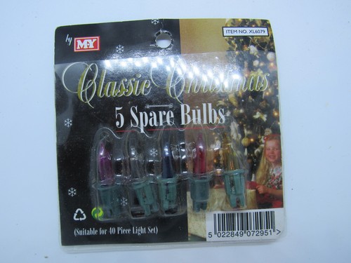 Xmas bulbs 6v coloured - m.y,