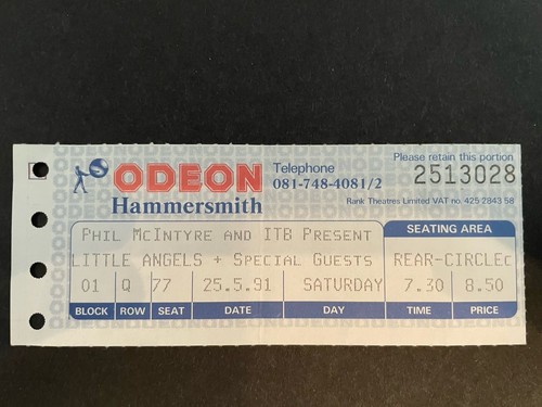 Little angels ticket 1991 - little,