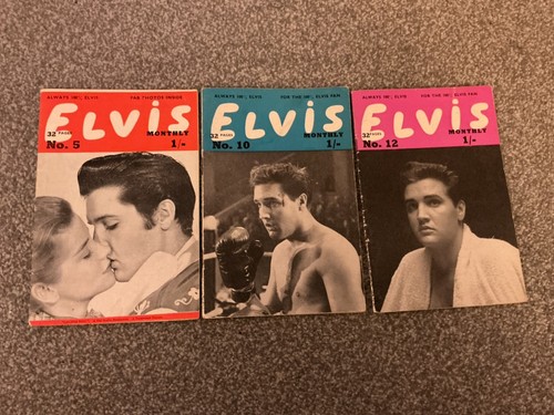 Elvis monthly magazines - x,