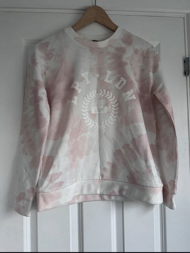 Lipsy white pink jumper size - white,