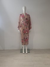 M&S Rosie For Autograph (M) Floral Satin Robe UK 10 12 EU 40 Long Dressing Gown