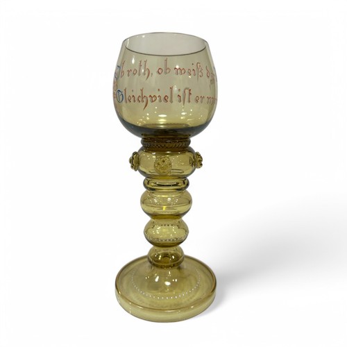 Antique roemer wine glass - antique,