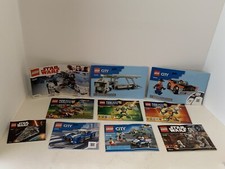 Lot of 9 Lego Manuals Next Knights Star Wars City 30277 75197 60305 70318 70364