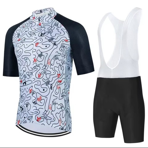 2pc mens cycling jersey bib - mens,