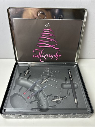 Parker calligraphy set - parker, tin