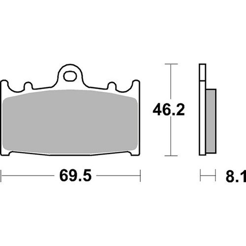 Ant racing brake pads sbs - racing,