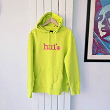 Huf Hoodie Yellow and Pink