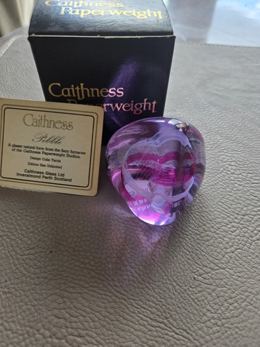 Caithness glass paperweight - caithness,
