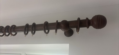 And curtain pole - b,