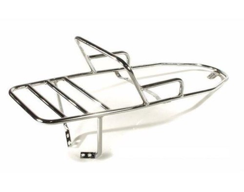 Chrome rear luggage rack grab - rack,