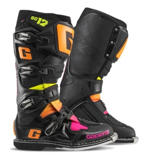 Gaerne sg12 black orange - orange, pink